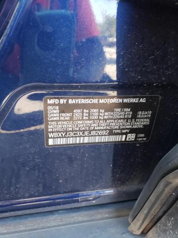 2018 BMW X2 SDRIVE2 WBXYJ3C3XJEJ82692