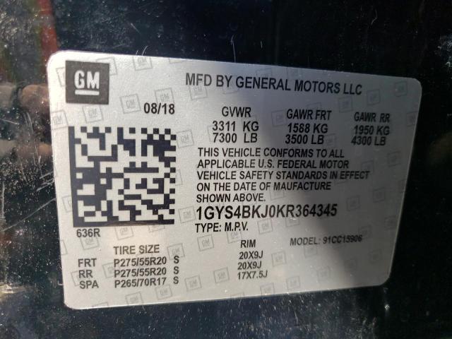 2018 CADILLAC ESCALADE L - 1GYS4BKJ0JR382648