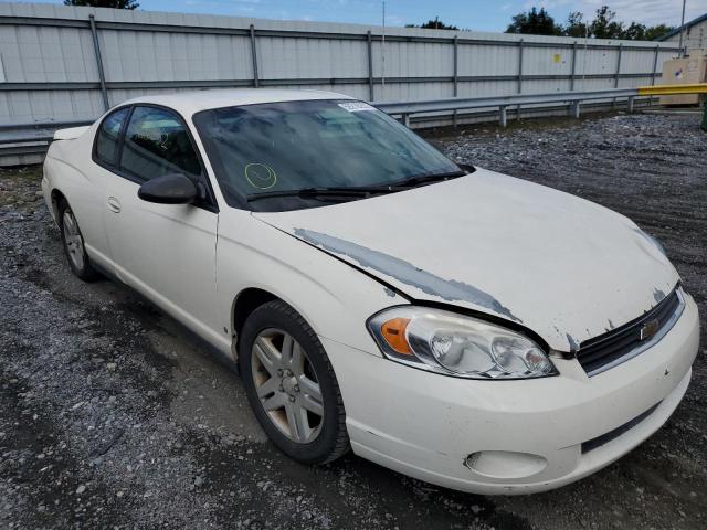 Salvage cars for sale from Copart Grantville, PA: 2006 Chevrolet Monte Carl