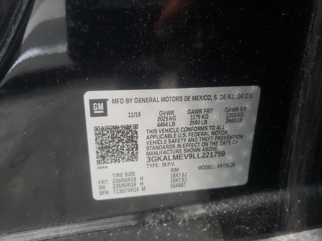 3GKALMEV9LL221759 GMC Terrain Sle