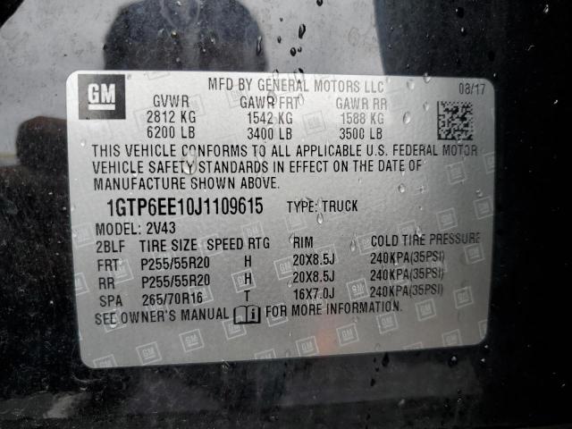 2018 GMC CANYON DEN 1GTP6EE10J1109615