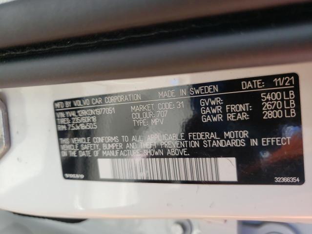 YV4L12RK0N1977051 Volvo XC60 B5 MO