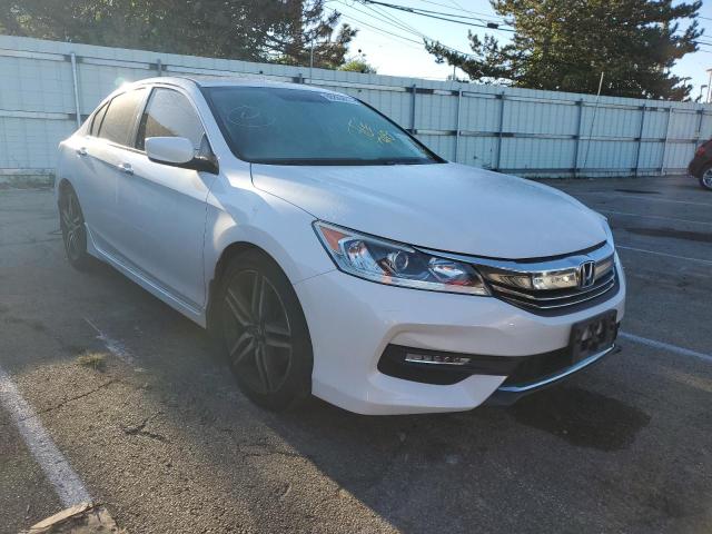 Salvage cars for sale from Copart Moraine, OH: 2016 Honda Accord Sport