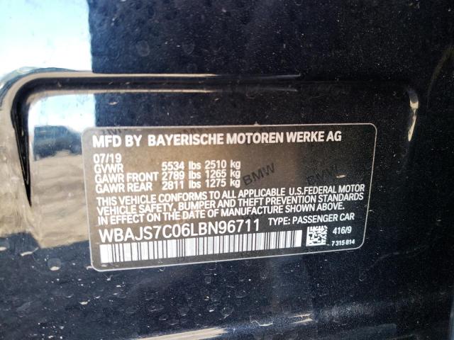 2020 BMW M550XI WBAJS7C06LBN96711