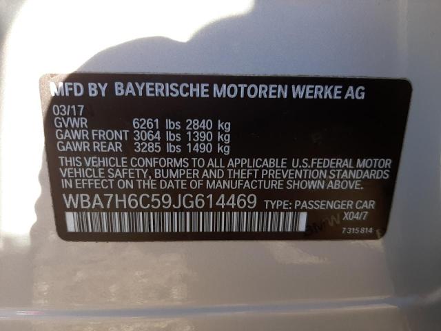 2018 BMW M760 XI WBA7H6C59JG614469