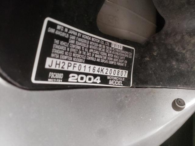 2004 HONDA FSC600 D JH2PF01164K200807
