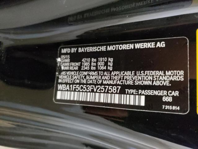 2015 BMW 228 I WBA1F5C53FV257587