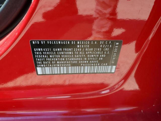 2015 VOLKSWAGEN JETTA SE - 3VWD17AJ9FM298596