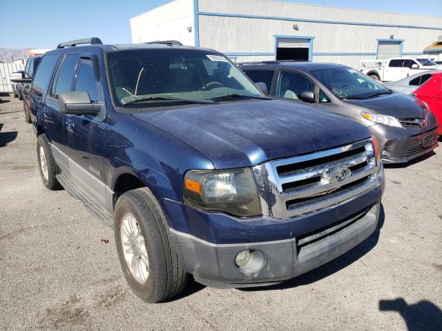 Salvage cars for sale at Las Vegas, NV auction: 2007 Ford Expedition XLT