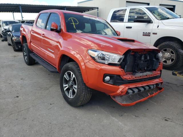 Salvage cars for sale from Copart Anthony, TX: 2016 Toyota Tacoma Double Cab