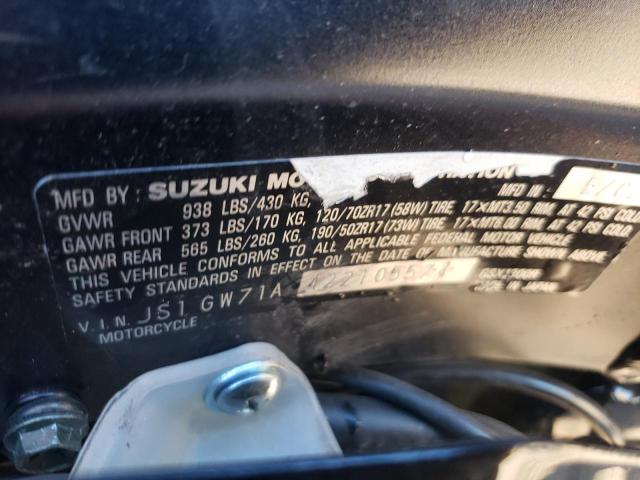 2002 SUZUKI GSX1300 R JS1GW71A422105574