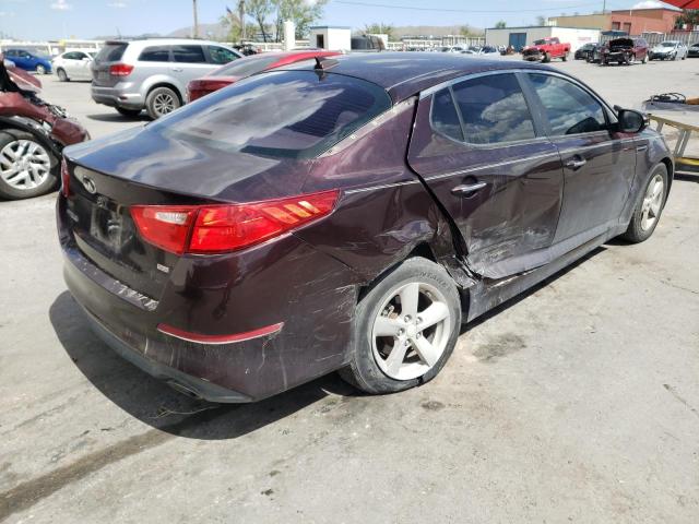 Sedans KIA OPTIMA 2014 Bordowy