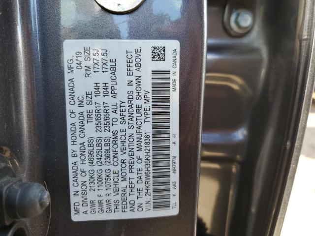 2019 HONDA CRV 2HKRW6H36KH218361