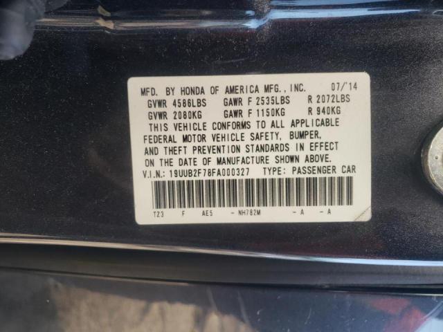 2015 ACURA TLX ADVANC 19UUB2F78FA000327