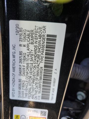 2021 ACURA TLX TECH A - 19UUB5F51MA008024