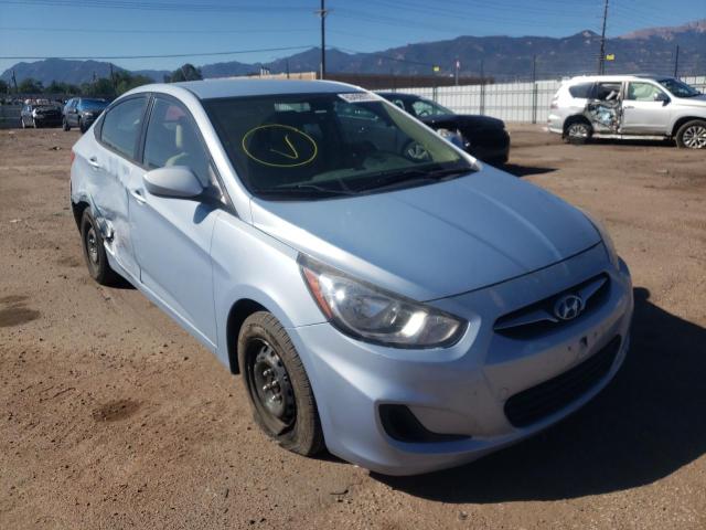 Salvage cars for sale from Copart Colorado Springs, CO: 2013 Hyundai Accent GLS