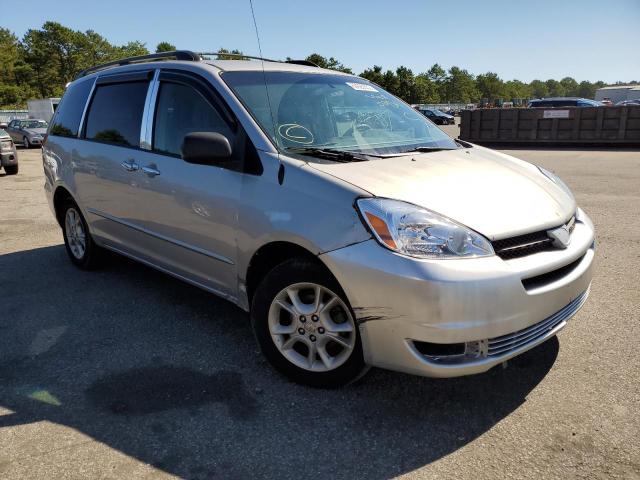 Toyota Sienna salvage cars for sale: 2004 Toyota Sienna LE