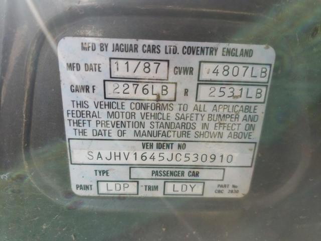 SAJHV1645JC530910 Jaguar XJ6