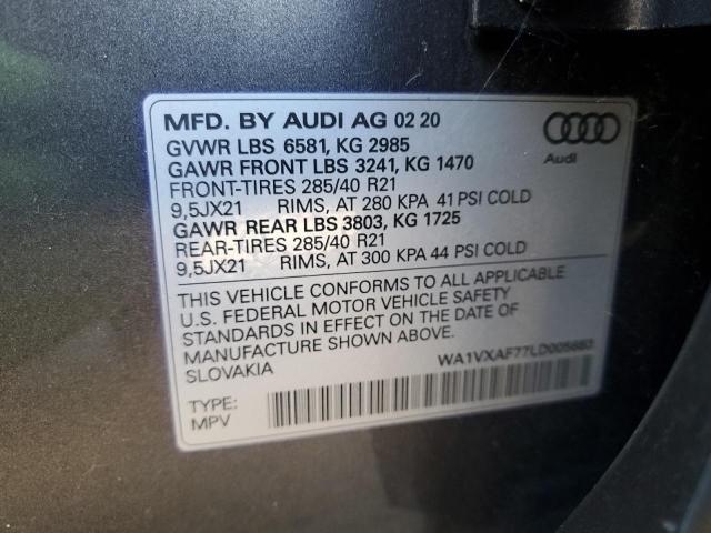2020 AUDI Q7 PRESTIG - WA1VXAF77LD005683