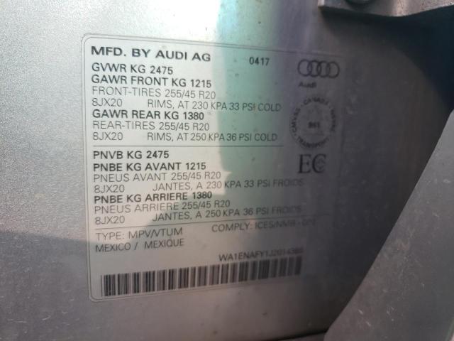 2018 AUDI Q5 PROGRES WA1ENAFY1J2014385