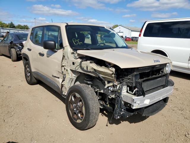 Salvage cars for sale from Copart Columbia Station, OH: 2015 Jeep Renegade S