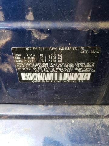 2017 SUBARU LEGACY 4S3BNAR64H3020737
