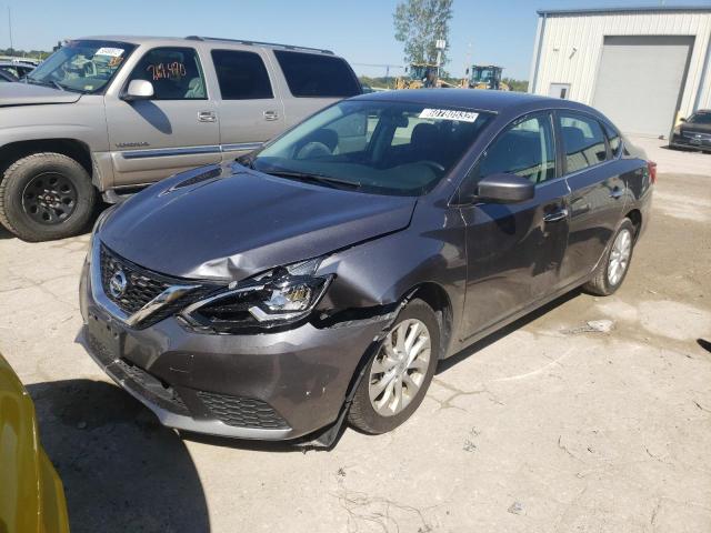 Salvage cars for sale from Copart Kansas City, KS: 2019 Nissan Sentra S