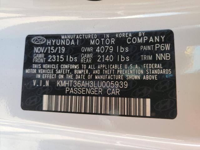 2020 HYUNDAI VELOSTER N KMHT36AH3LU005939