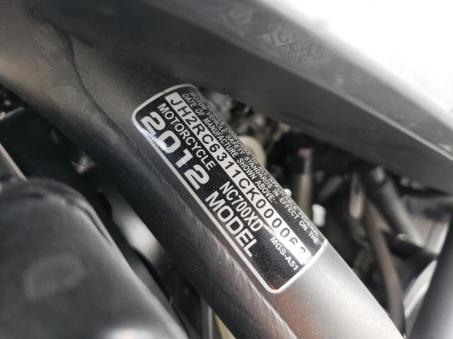 2012 HONDA NC700X DCT JH2RC6311CK000062