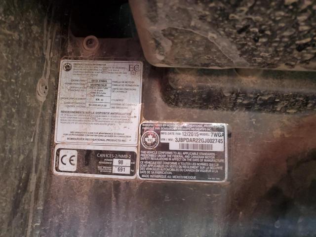 2016 CAN-AM MAVERICK 1 - 3JBPDAR22GJ002745