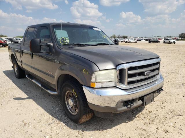 Salvage cars for sale from Copart San Antonio, TX: 2004 Ford F250 Super