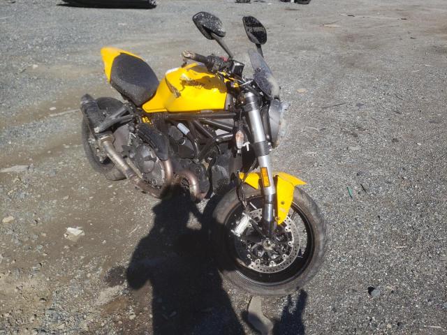 Salvage motorcycles for sale at Baltimore, MD auction: 2018 Ducati Monster 82