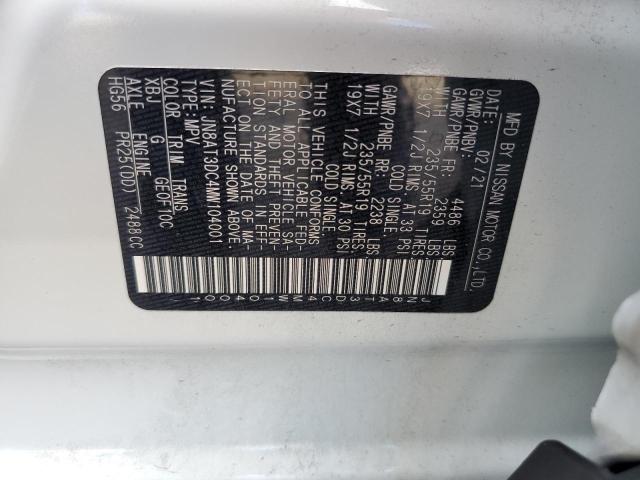 2021 NISSAN ROGUE PLAT JN8AT3DC4MW104001