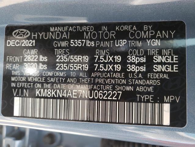 2022 HYUNDAI IONIQ 5 SE KM8KN4AE7NU062227