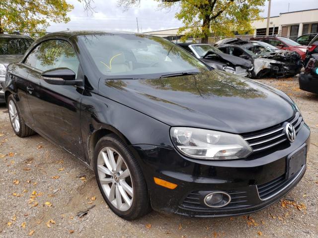 Salvage cars for sale from Copart Wheeling, IL: 2012 Volkswagen EOS Komfor