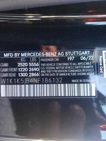 2022 MERCEDES-BENZ E 450 - W1K1K5JB4NF186132
