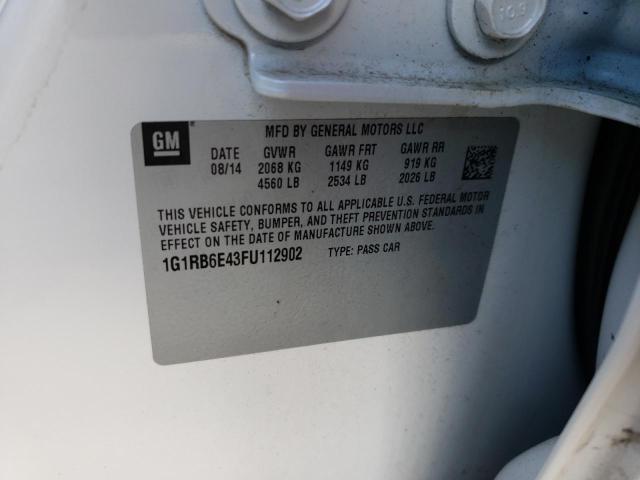 VIN 1G1RB6E43FU112902 2015 Chevrolet Volt no.10