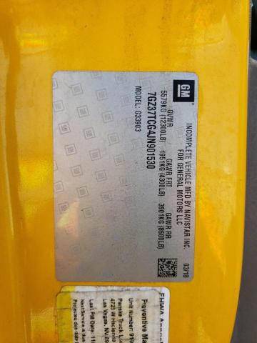 2018 GMC SAVANA CUT 7GZ37TCG4JN901530