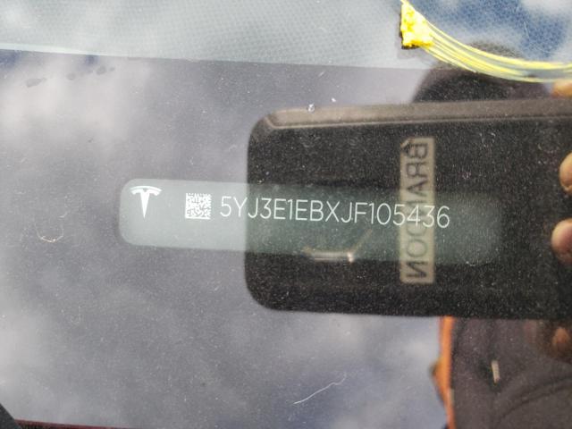 5YJ3E1EBXJF105436 Tesla MODEL 3