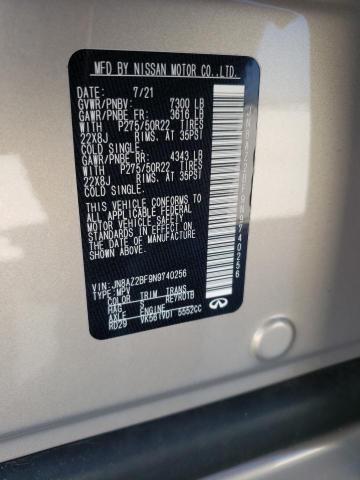 2022 INFINITI QX80 SENSO JN8AZ2BF9N9740256