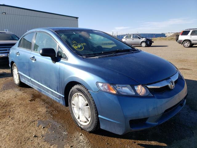 Salvage cars for sale from Copart Rocky View County, AB: 2009 Honda Civic DX-G
