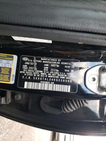 5XXGT4L34KG338988 KIA Optima Lx