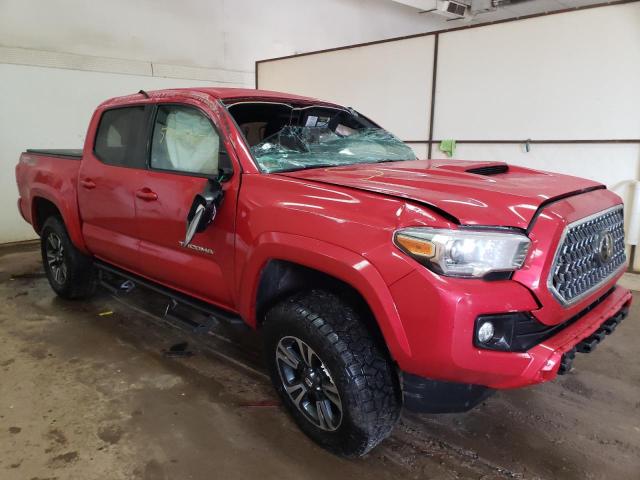 Salvage cars for sale from Copart Davison, MI: 2018 Toyota Tacoma DOU