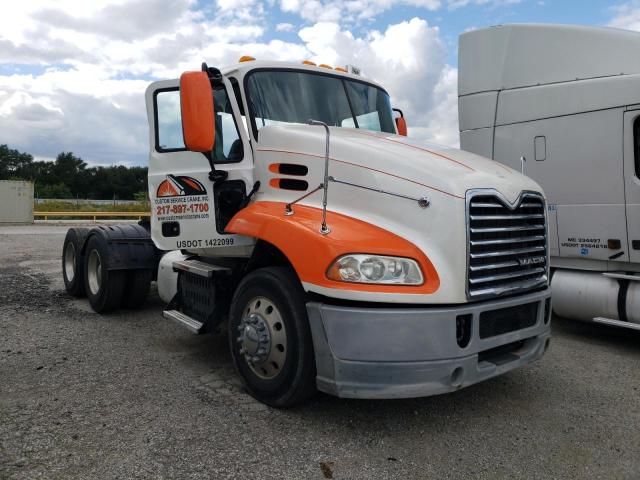 Salvage trucks for sale at Dyer, IN auction: 2014 Mack 600 CXU600