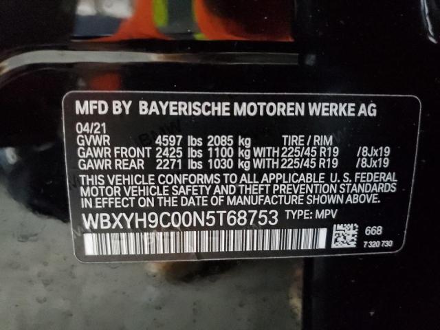 2022 BMW X2 SDRIVE2 WBXYH9C00N5T68753