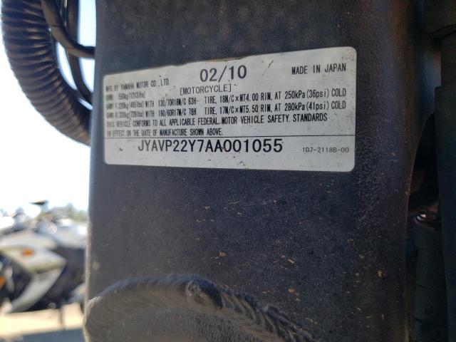 2010 YAMAHA XV1900 CTC JYAVP22Y7AA001055