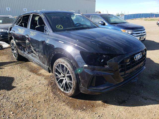 Salvage cars for sale from Copart Rocky View County, AB: 2021 Audi Q8 Progres