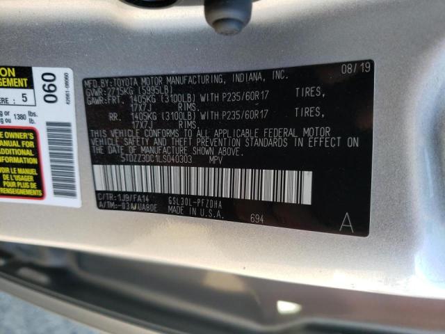 2020 TOYOTA SIENNA L - 5TDZZ3DC1LS040303