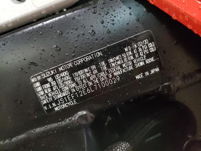 2020 SUZUKI DL1050 RC - JS1EF12E6L7100029