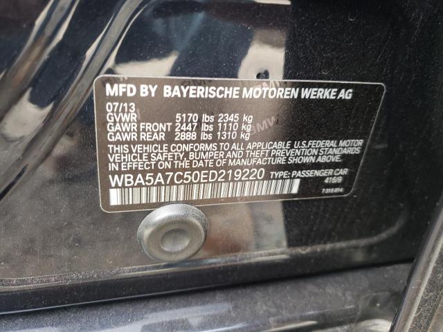 WBA5A7C50ED219220 BMW 5 Series